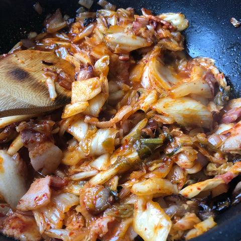 korean recipe kimchi fried rice gochujang fermented chile chili paste infrared-roasted sesame oil infrared-roasted sesame seeds