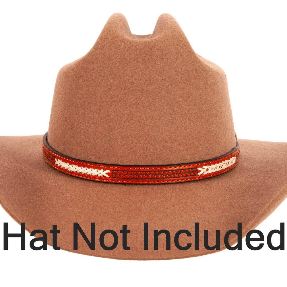 ammunition tyv Leopard Brown Leather Cowboy Western Hat Band | American Hat Makers: The Fargo