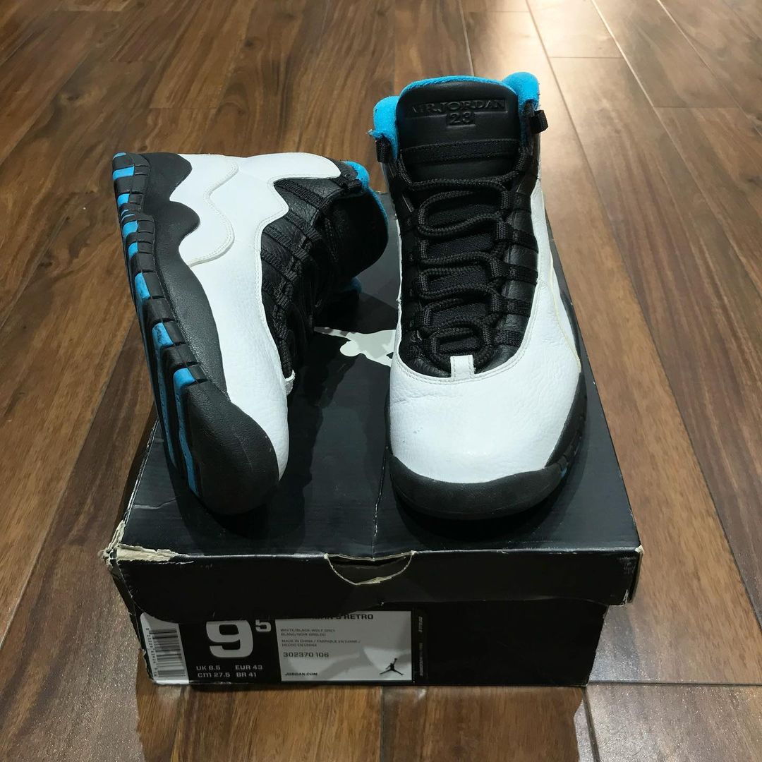 blue retro 10 jordans