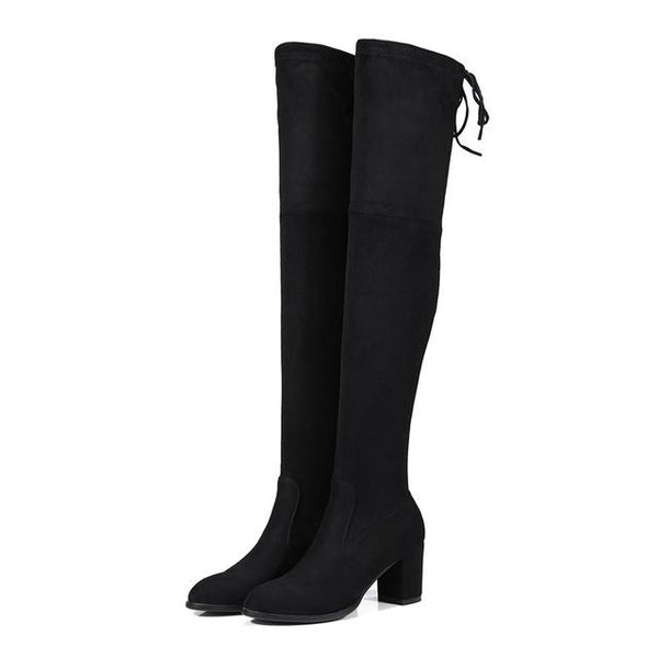 knee high snow boots womens