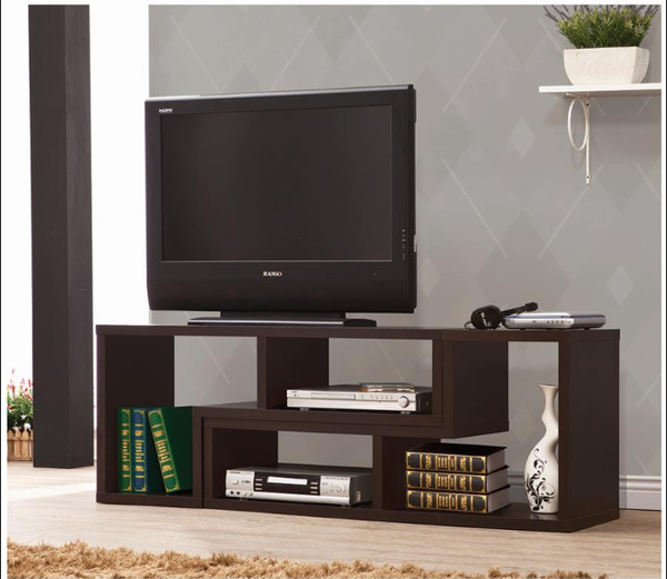 Convertible Tv Console And Bookcase Cappuccino Wallaroo S