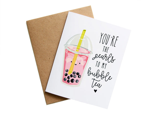 Bubble Tea Greeting Card