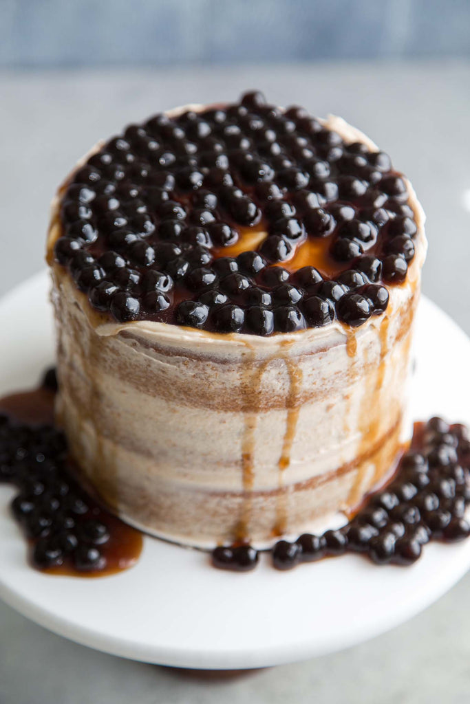 Boba Milk Tea Cake