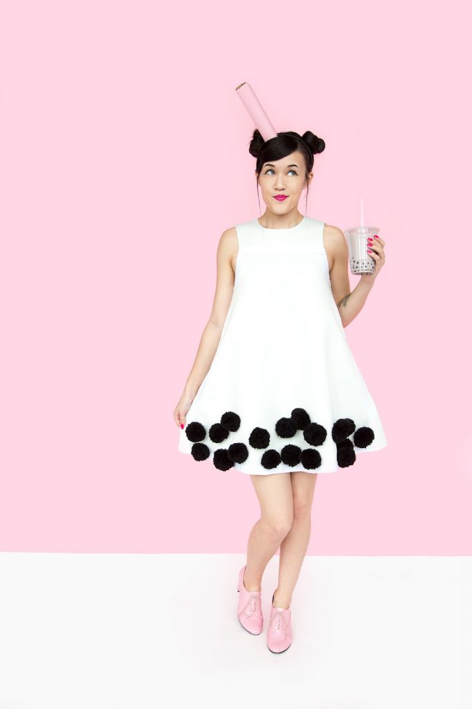 pom pom boba dress