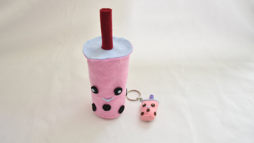 DIY bubble tea plushie