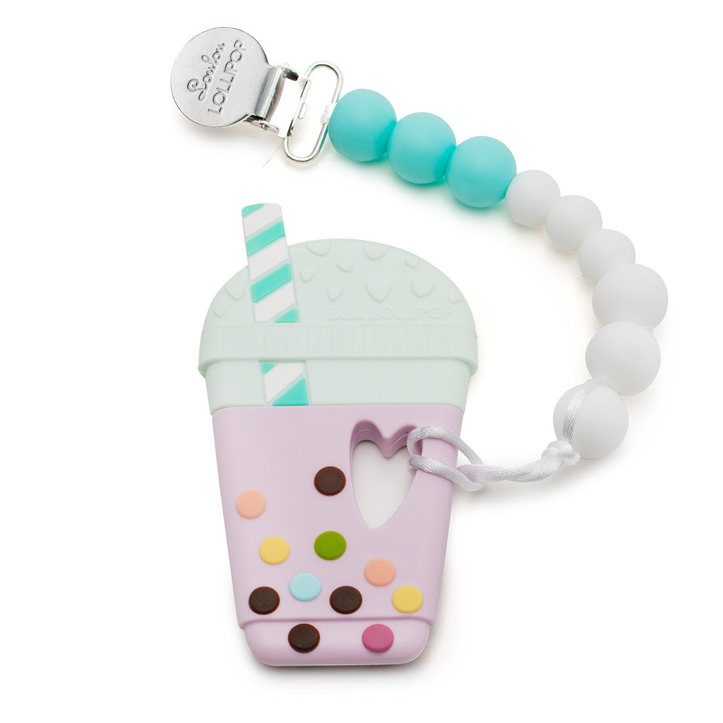 bubble tea silicone teether