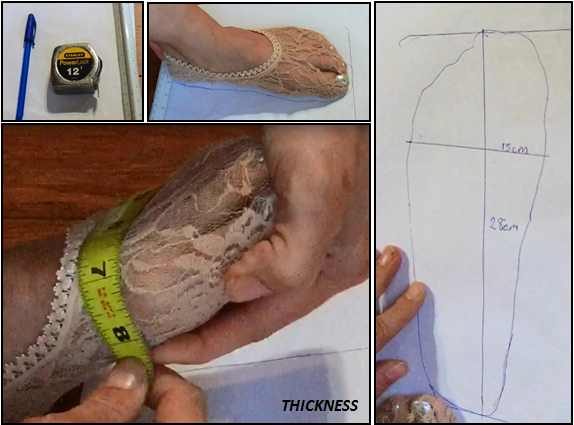 How to measure foot for dance shoes