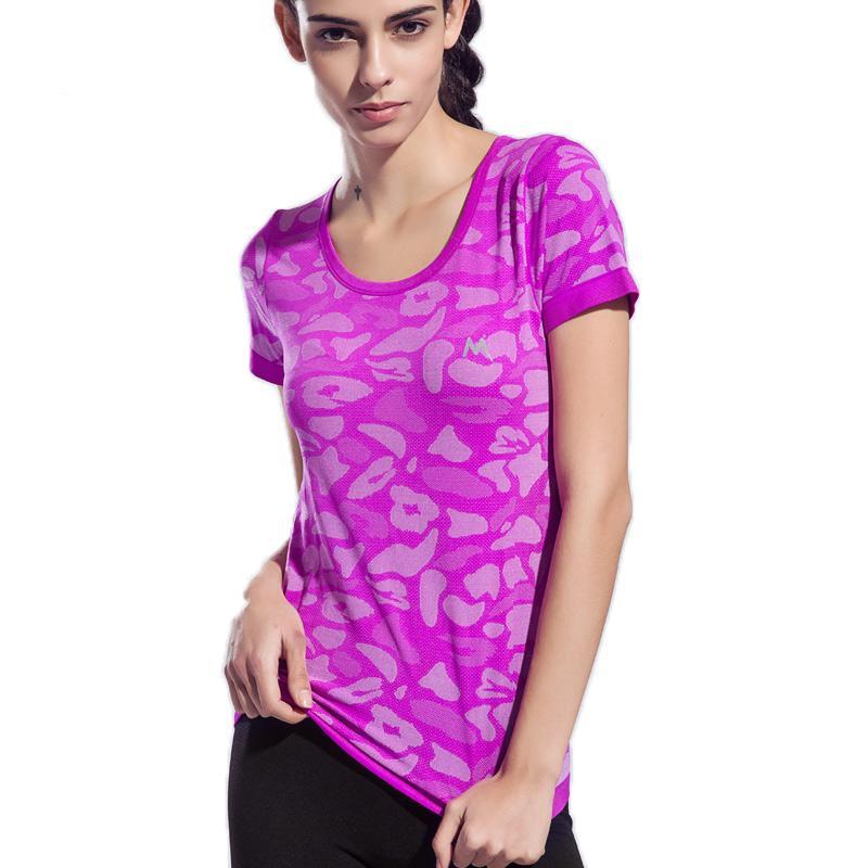 t shirt femme violet