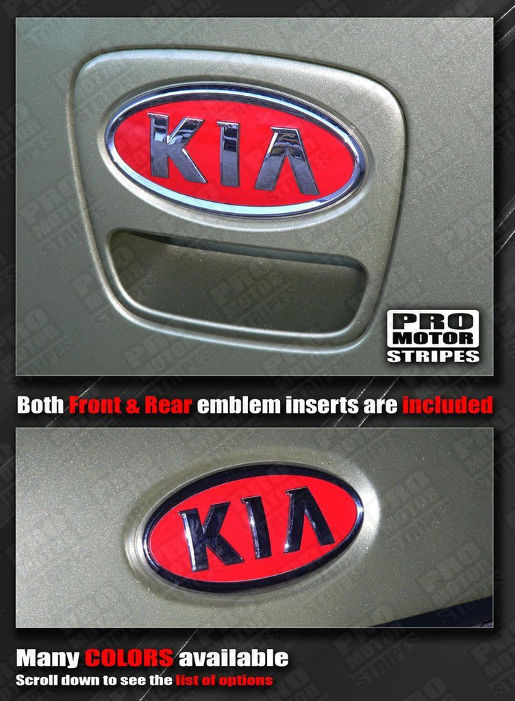 Choose Color For KIA SOUL 2014-2016 Front Panel Accent Overlay Stripe Decal