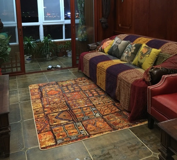 Ethnic Style Nylon Carpet, Floor Carpet and Rugs for Living Room