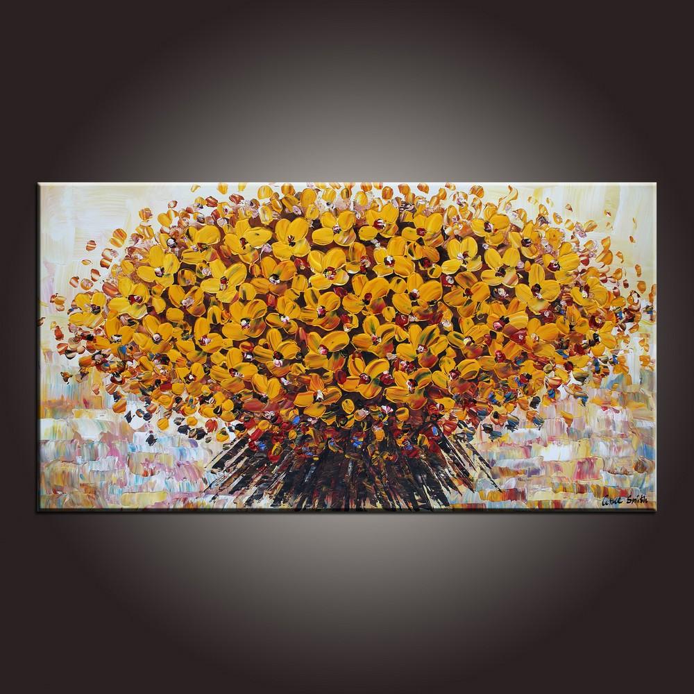 Contemporary Art Flower Painting Modern Art Art On Canvas Abstract Art Painting Canvas