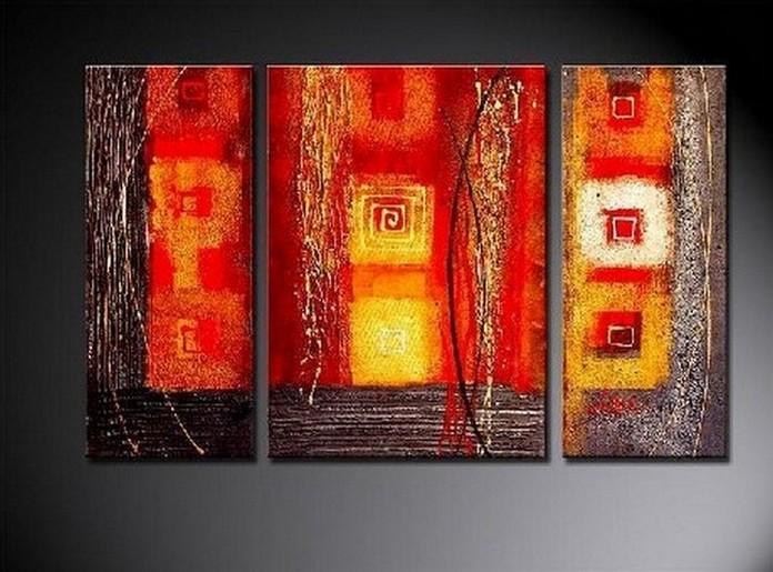 Red Abstract Painting Bedroom Wall Art Large Painting Living Room W Art Painting Canvas