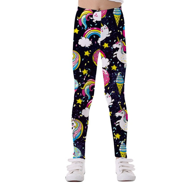 girls unicorn pants