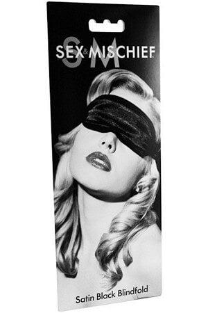 Sex And Mischief Satin Blindfold - bumpertwit