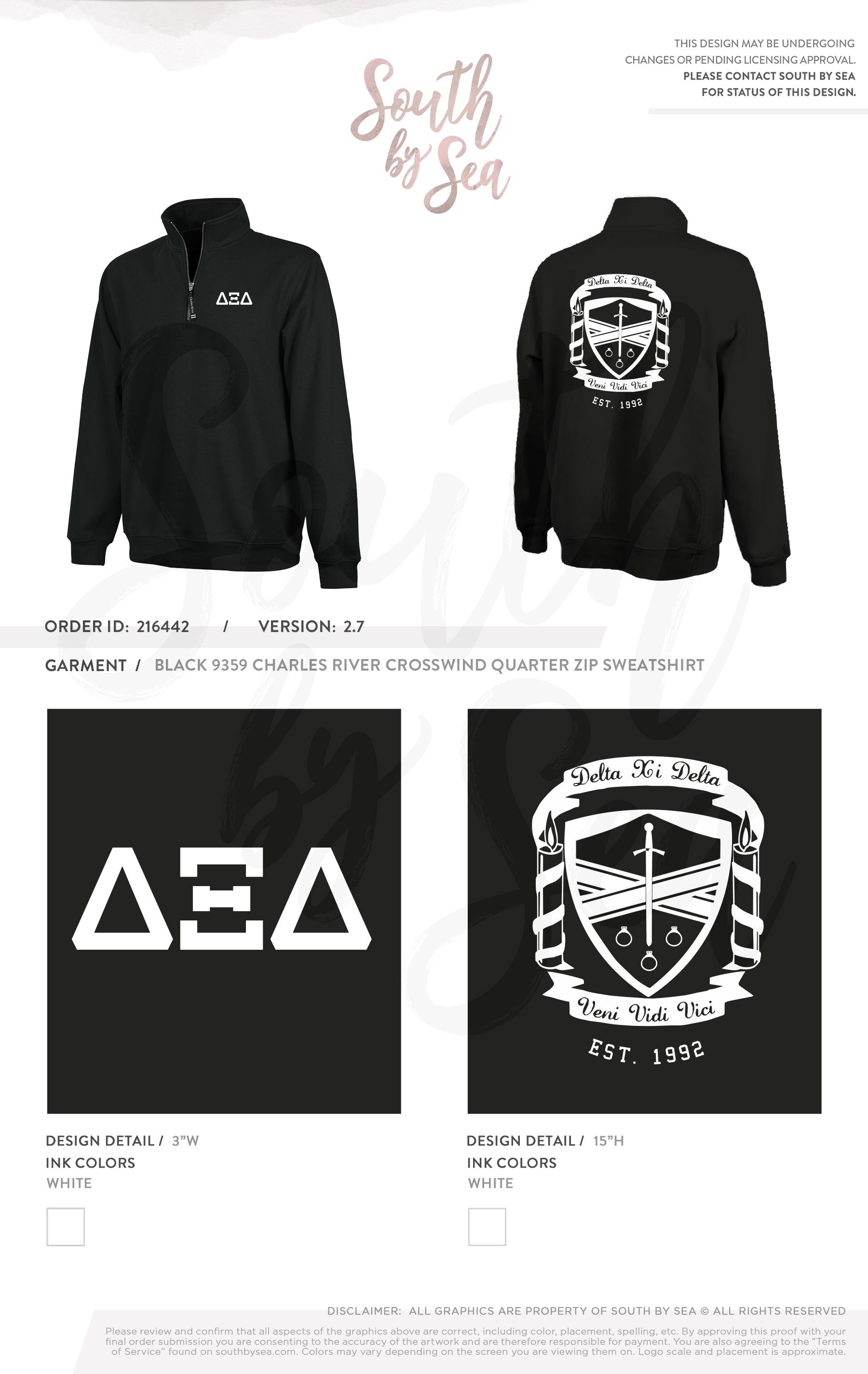 Order ID 216442 | 2019 Montclair State Delta Xi Delta