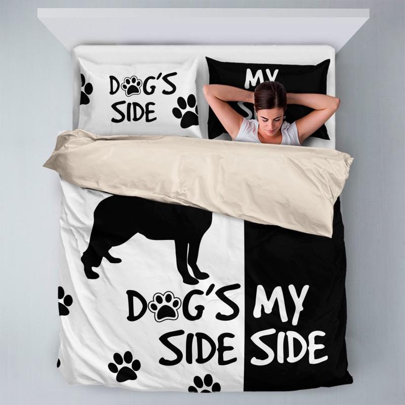 pond verwijderen samenvoegen Dog's Side, My Side" German Shepherd Duvet Cover – Dogs Tail Circle