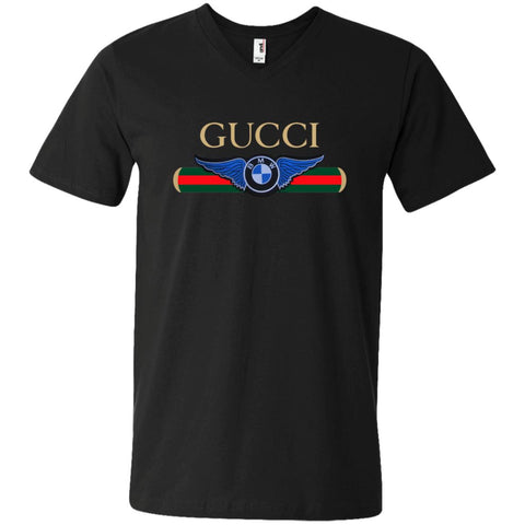 Gucci Bmw T-shirt Men V-Neck T-Shirt Black / S Men V-Neck T-Shirt - PresentTees