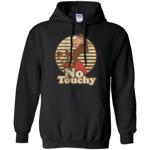 Disney Emperors New Groove Kuzco Llama No Touchy Shirt Black Pullover Hoodie 8 oz Black / S Pullover Hoodie 8 oz - PresentTees