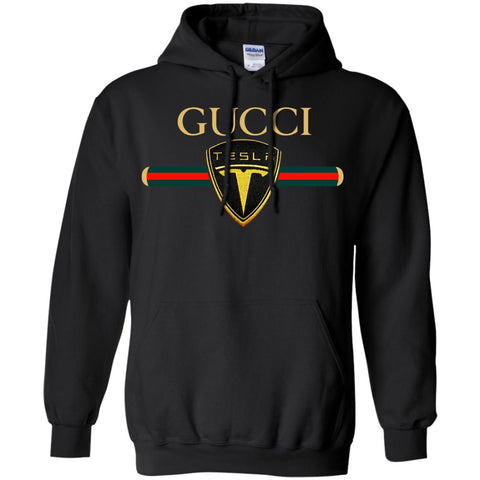 Gucci Tesla T-shirt Pullover Hoodie Sweatshirt Black / S Pullover Hoodie Sweatshirt - PresentTees