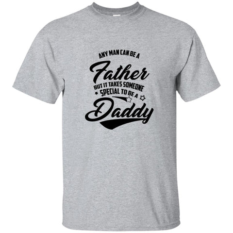 Fathers Day Gifts - Someone Special To Be A Daddy Mens Cotton T-Shirt Sport Grey / S Mens Cotton T-Shirt - PresentTees