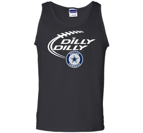 DILLY DILLY Dallas Cowboys shirt Black / Small Tank Top - PresentTees