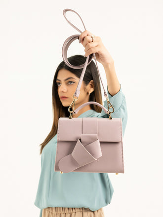 Tie Knot Box Style Handbag