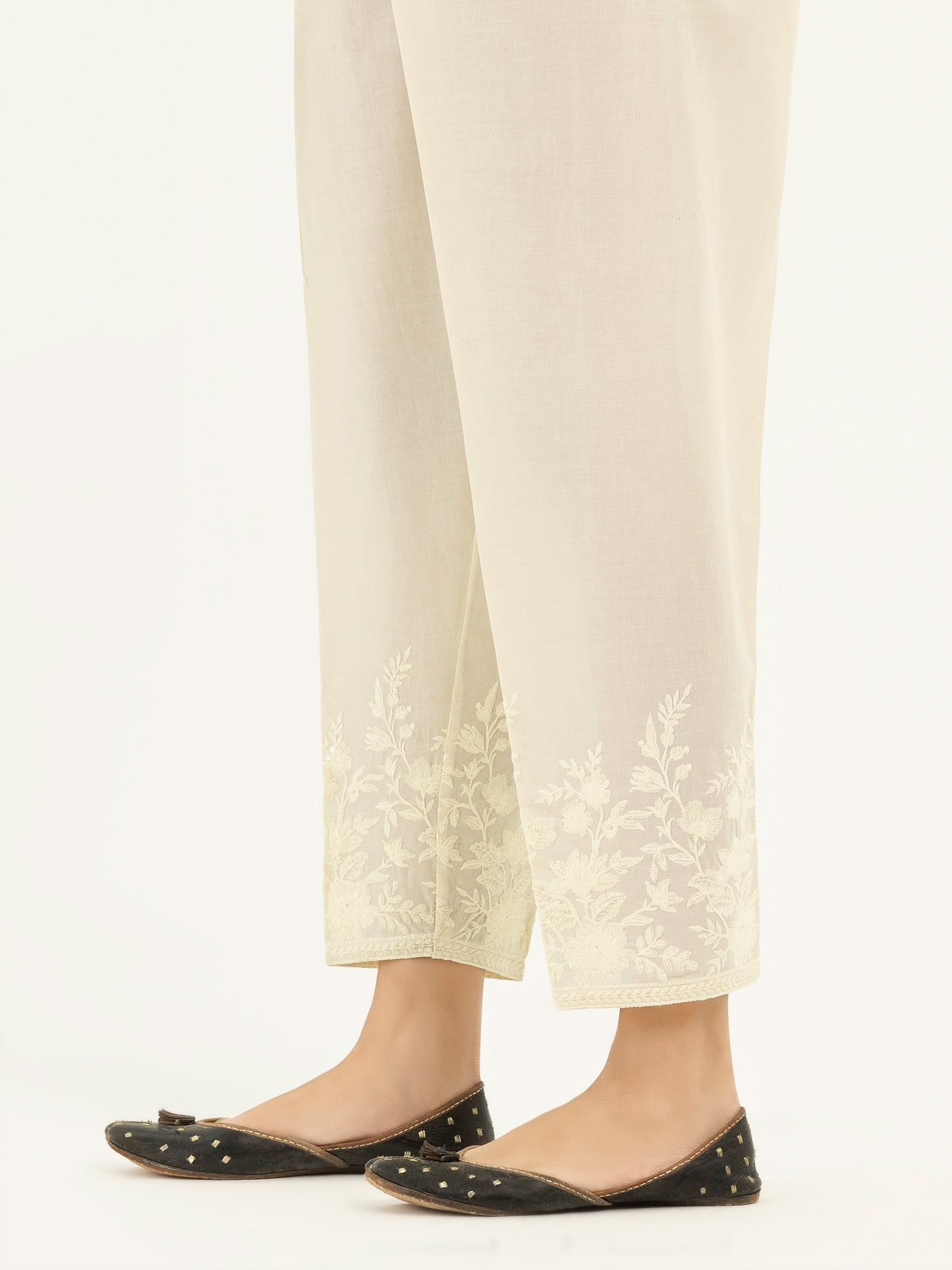 Embroidered Cambric Trousers