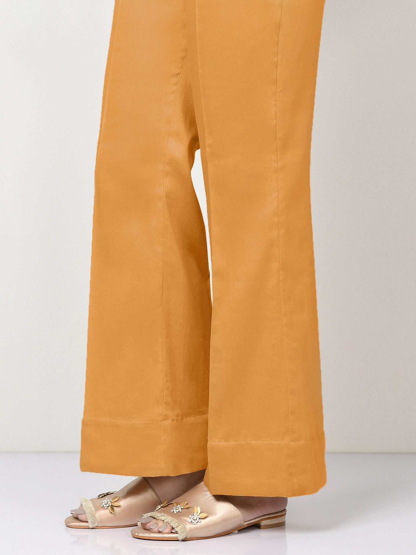 Cambric Trousers-Dyed (Unstitched)