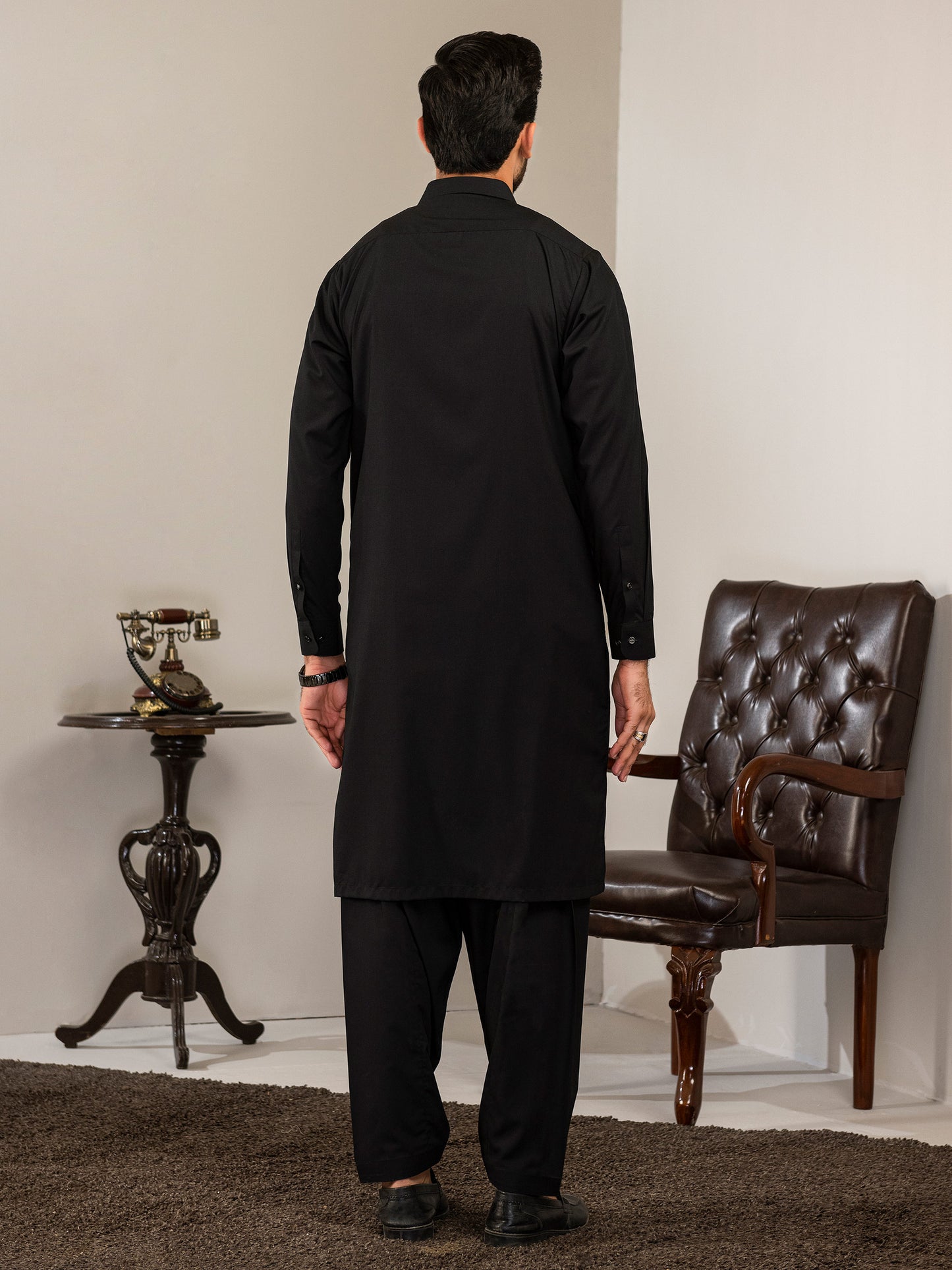 2 Piece Wash and Wear Suit-Embroidered
