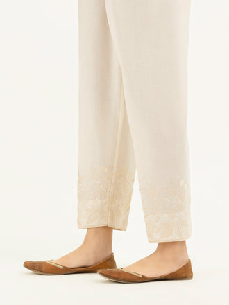 Embroidered Cambric Trousers