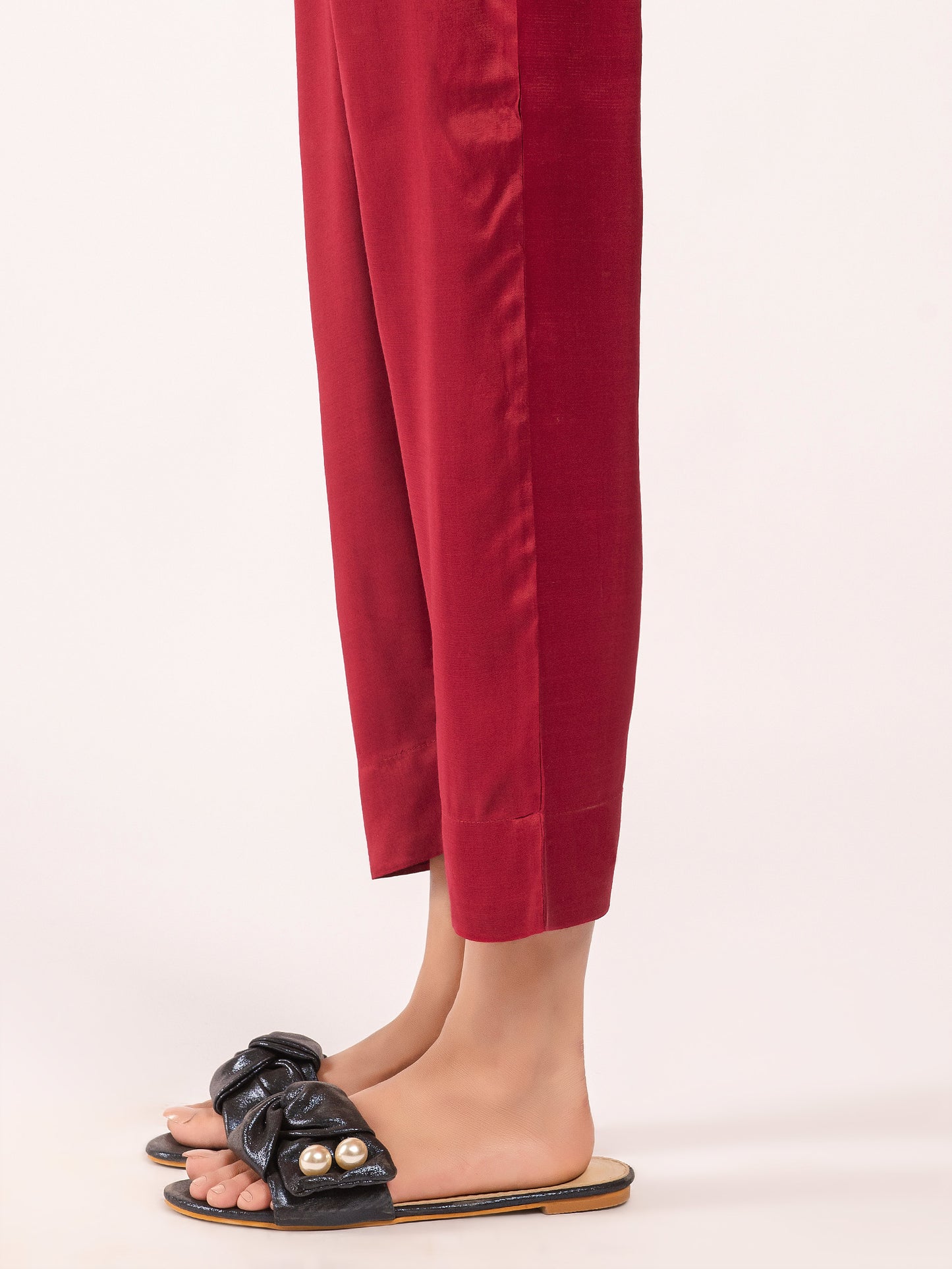 Dyed Silk Trousers