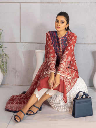 2 Piece Lawn Suit-Embroidered (Unstitched)