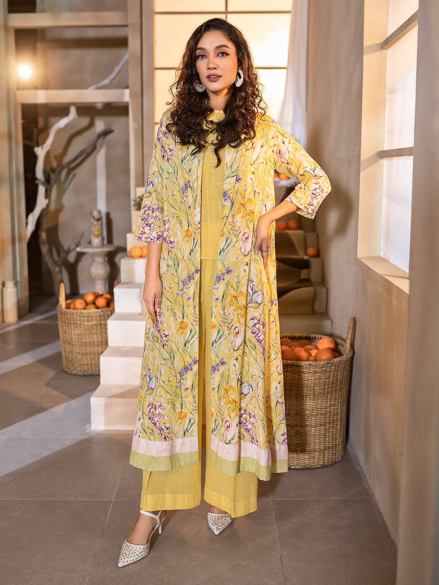 2 Piece Khaddar Suit-Printed (Unstitched)