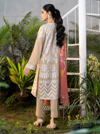 2 Piece Jacquard Suit-Embroidered (Unstitched)