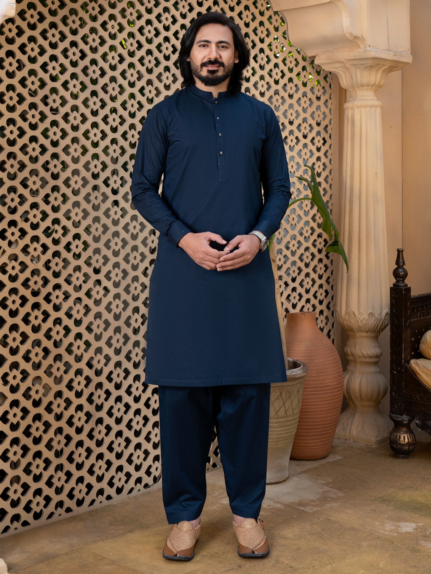 2 Piece Cotton Suit