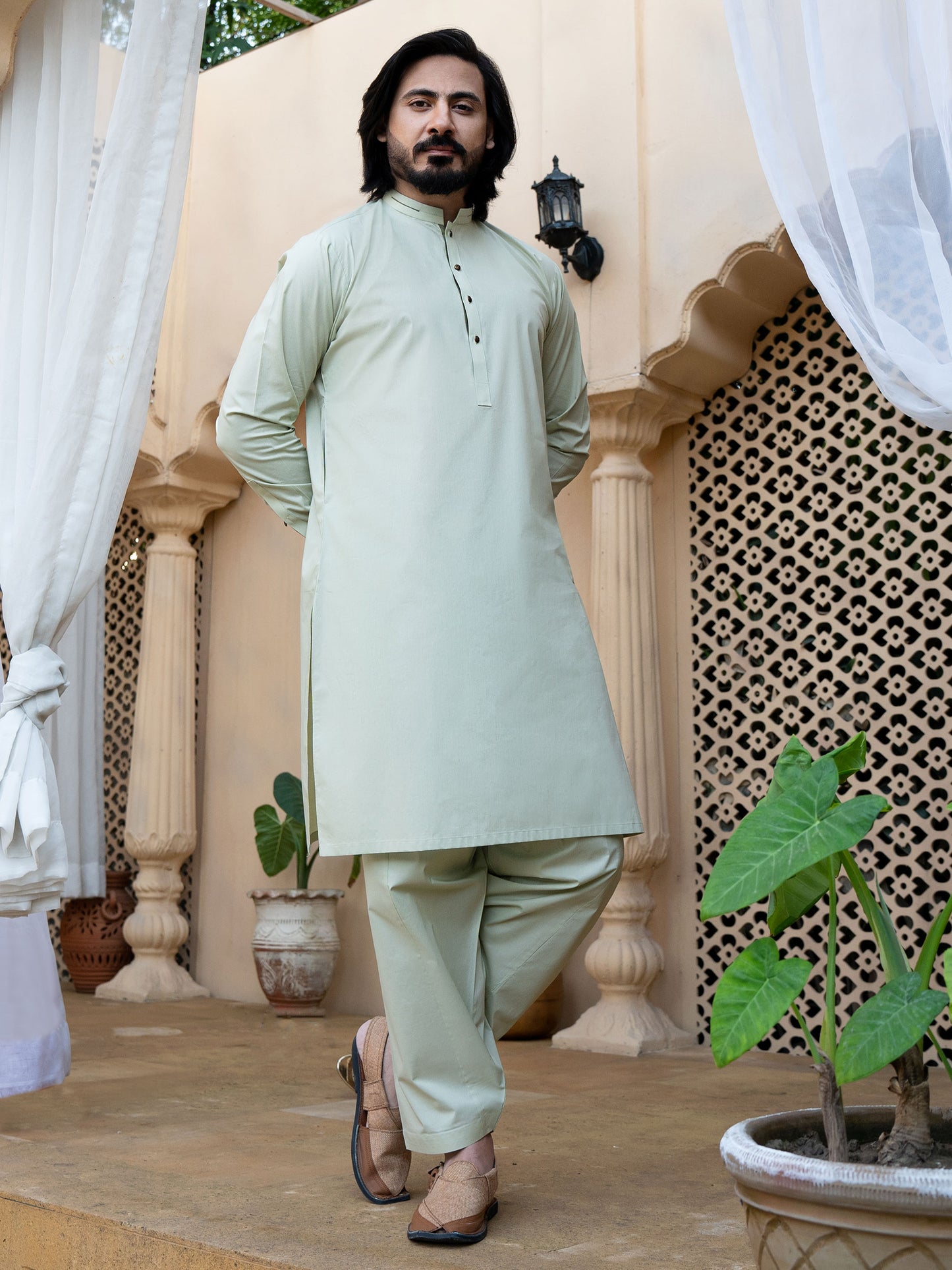 2 Piece Cotton Suit