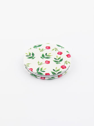 Floral Compact Mirror