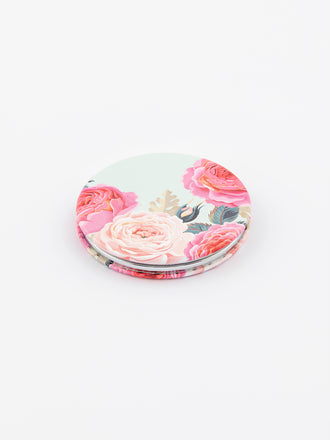 Floral Compact Mirror