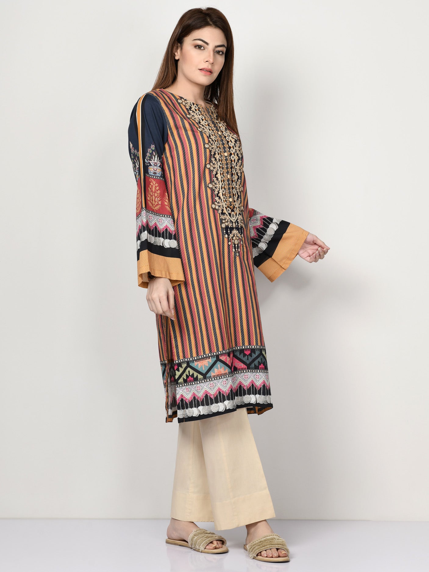 Embroidered Cambric Shirt Embroidered Cambric Shirt