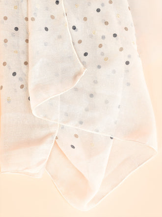 Dotted Glitter Scarf
