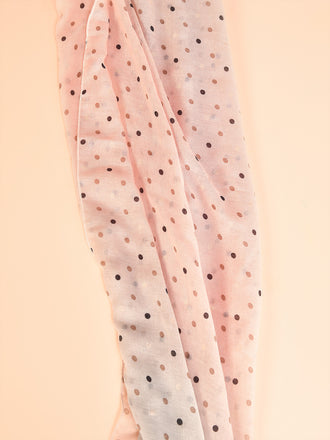 Glitter Polka Viscose Scarf