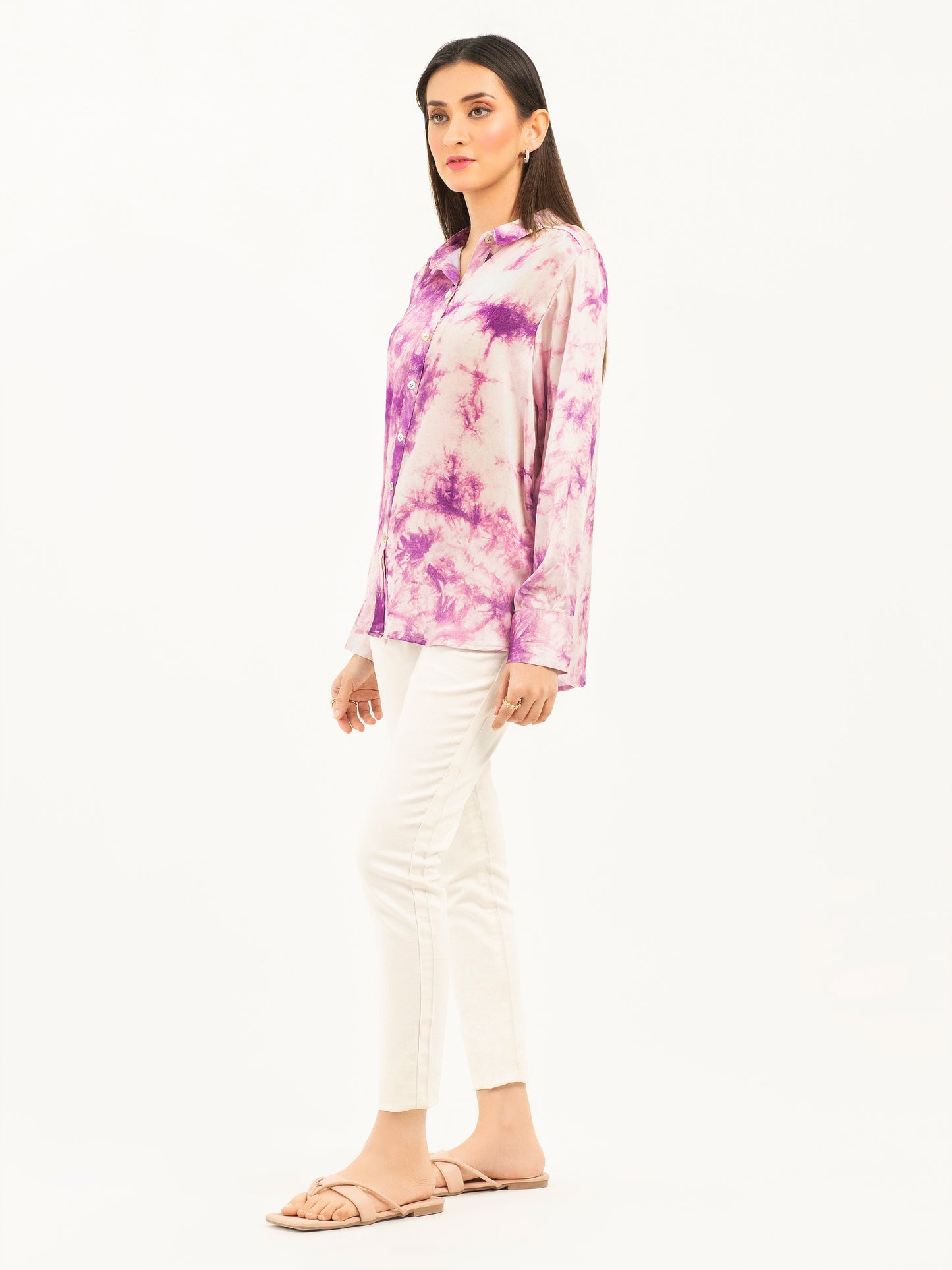 Printed Silk Top