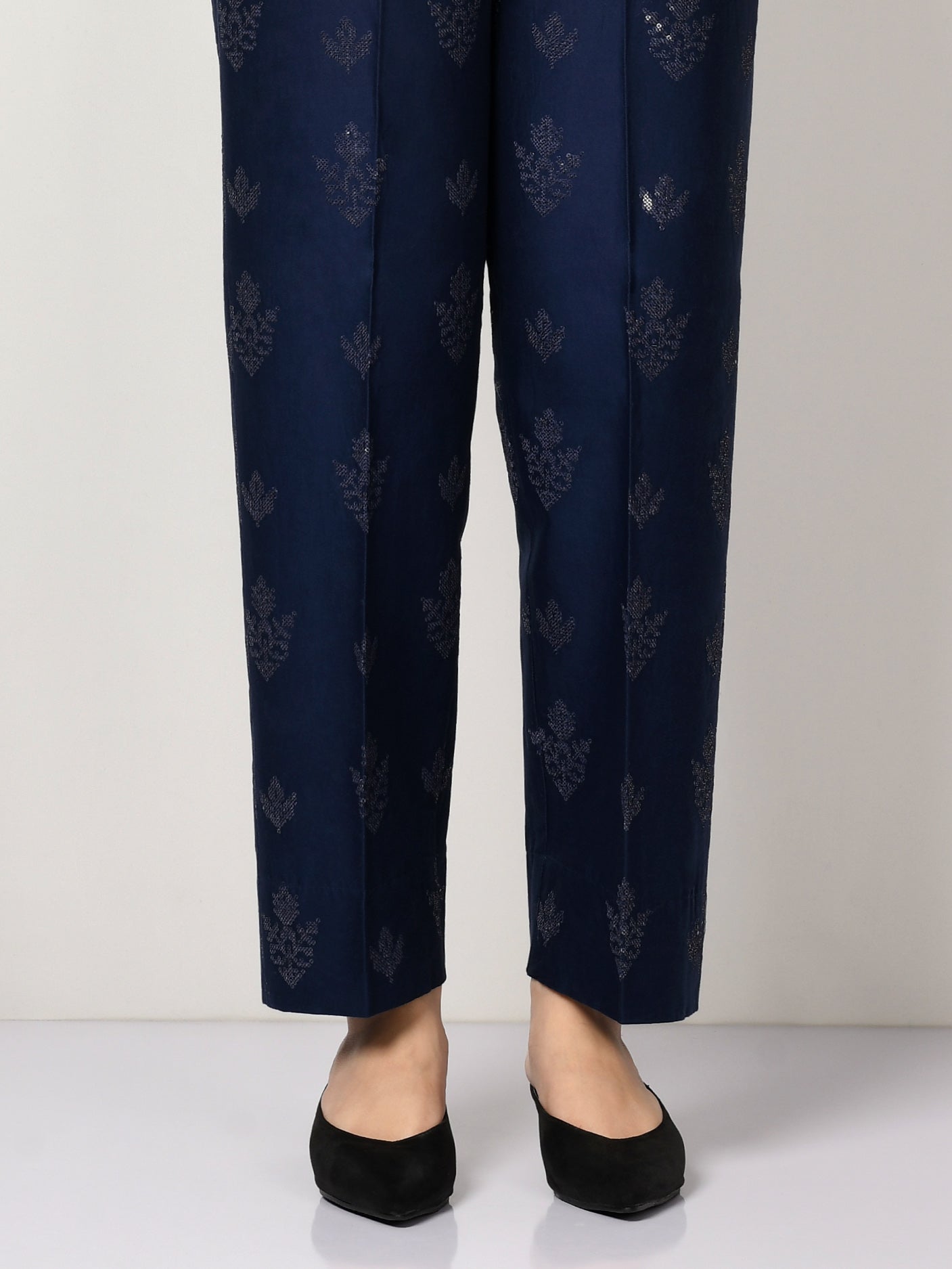 Embroidered Winter Cotton Pants Embroidered Winter Cotton Pants