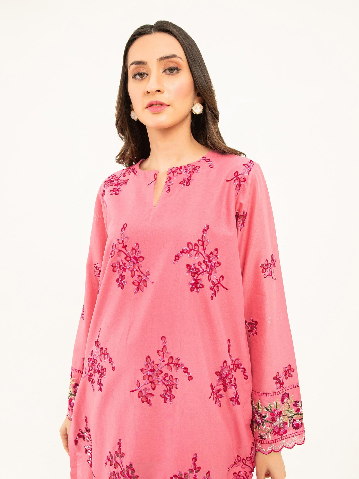 Lawn Shirt-Embroidered (Pret)