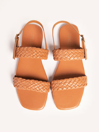 Straw Patterned Sandals