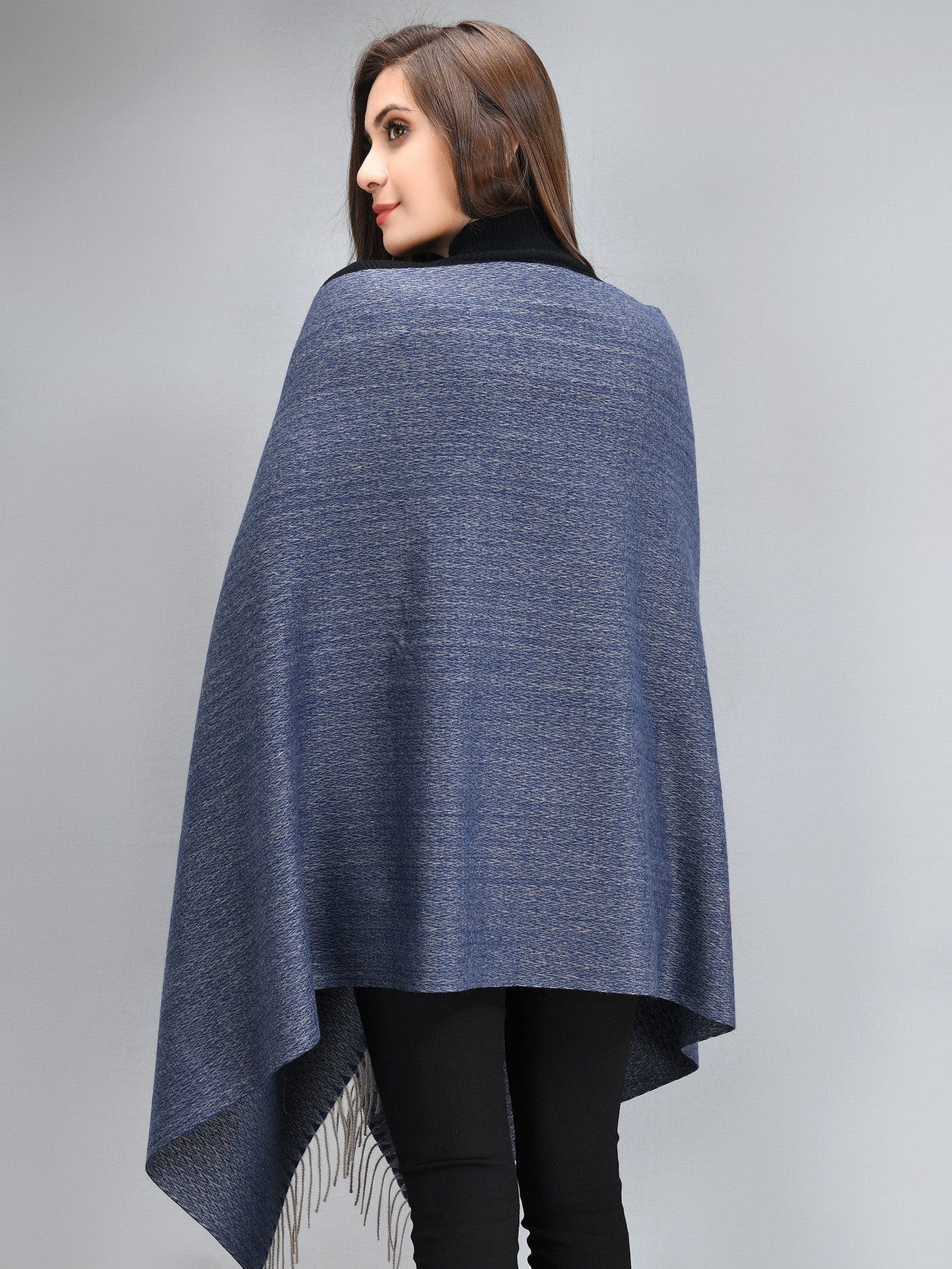 Zigzag Shawl - Blue Zigzag Shawl - Blue