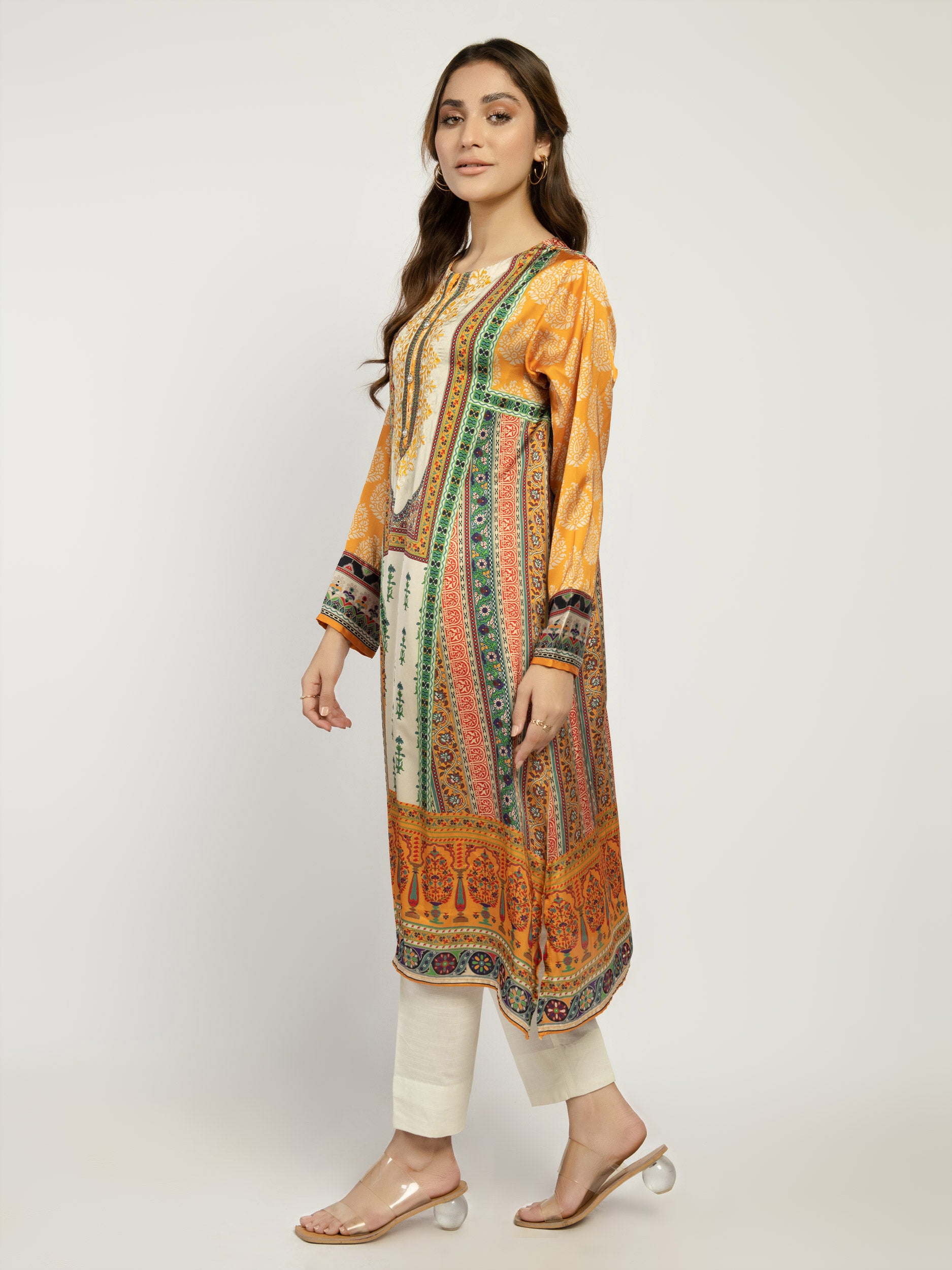 Embroidered Silk Shirt