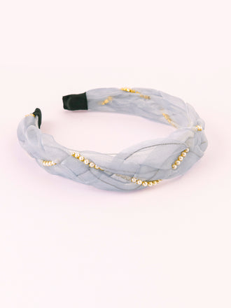 Braided Embellished Hairband