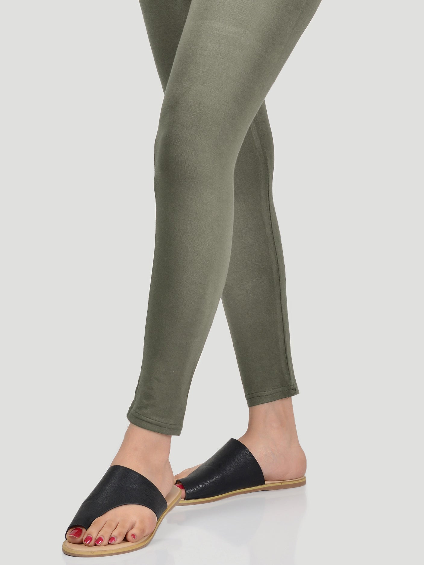 Basic Tights - Olive Green Basic Tights - Olive Green