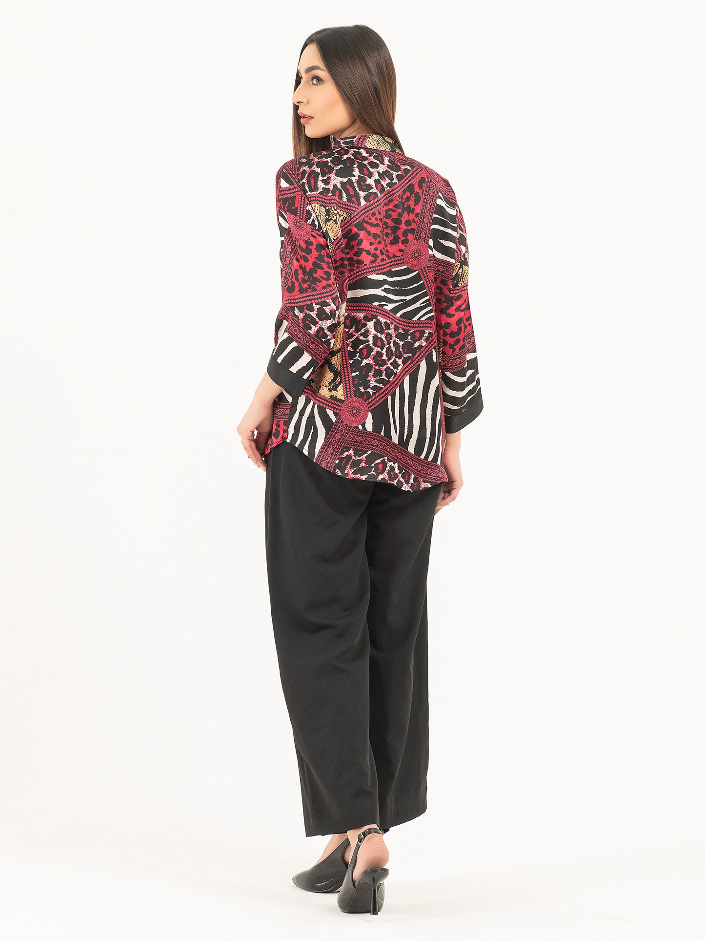 Printed Silk Top